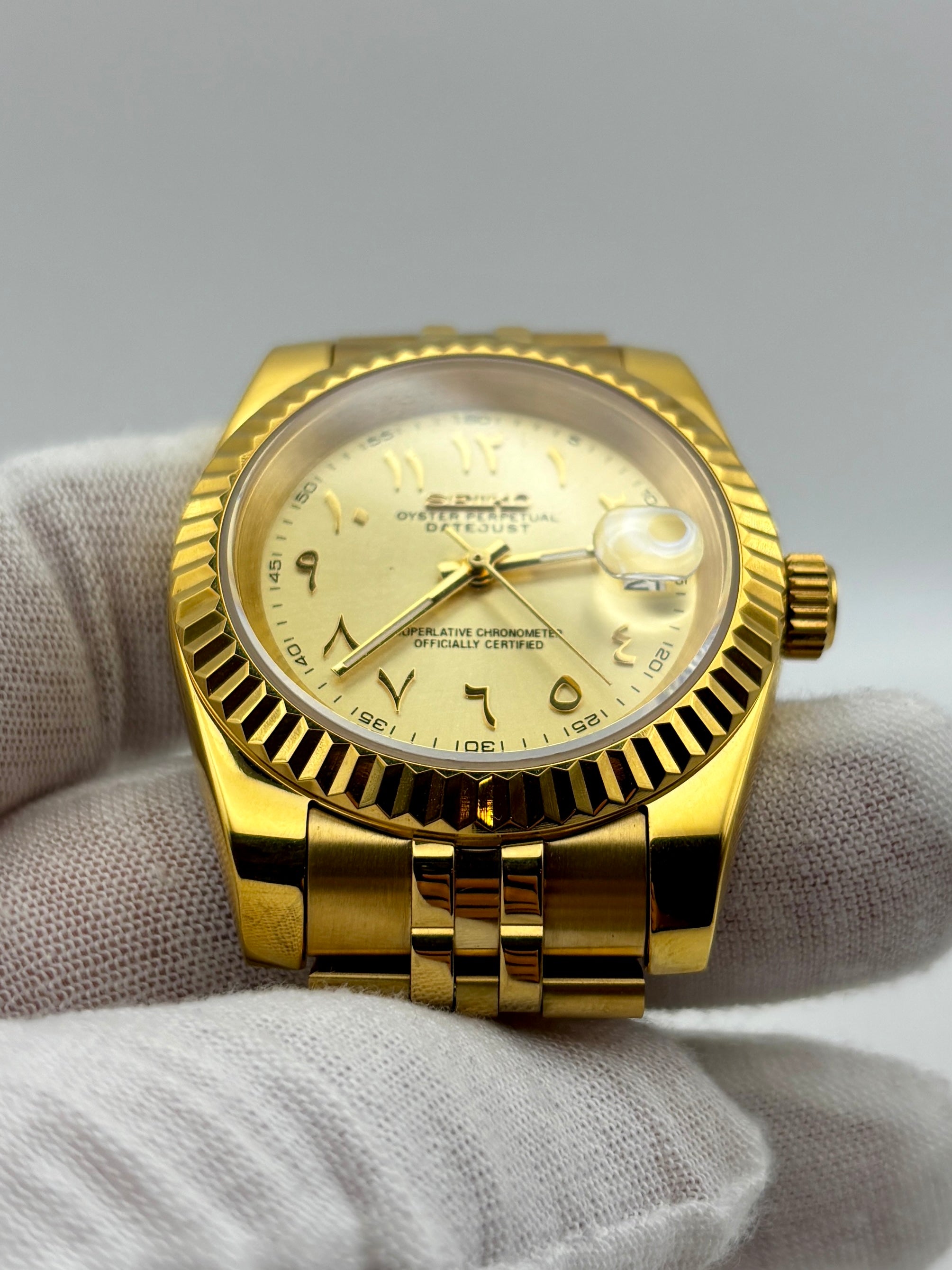 Date Just Arabic Dial Or