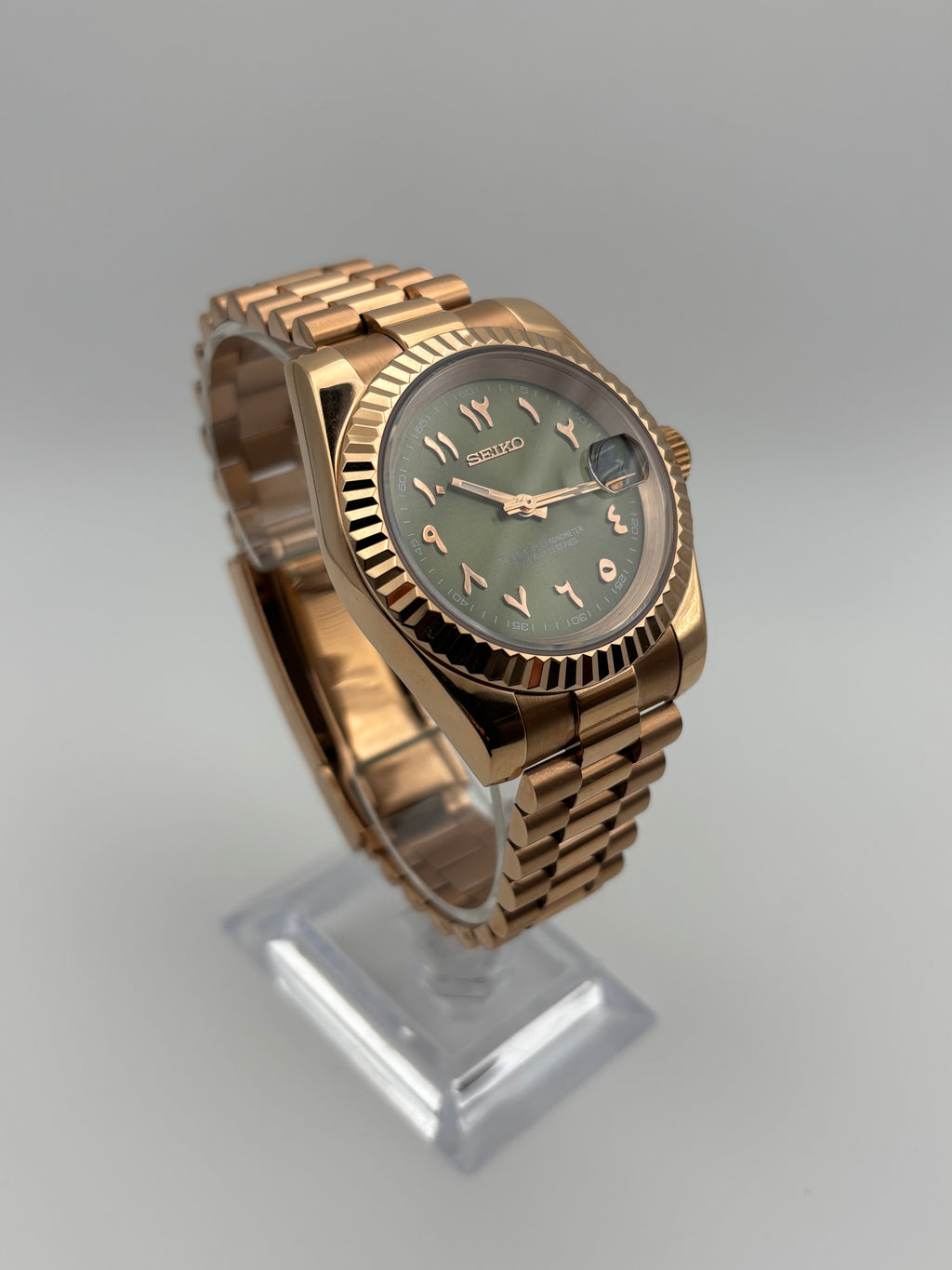 Date Just Arabic Dial Olive