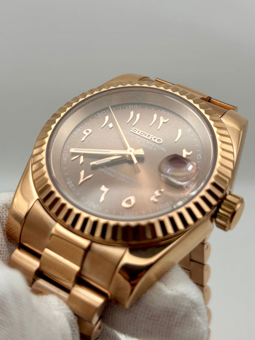 Date Just Arabic Dial Chocolat