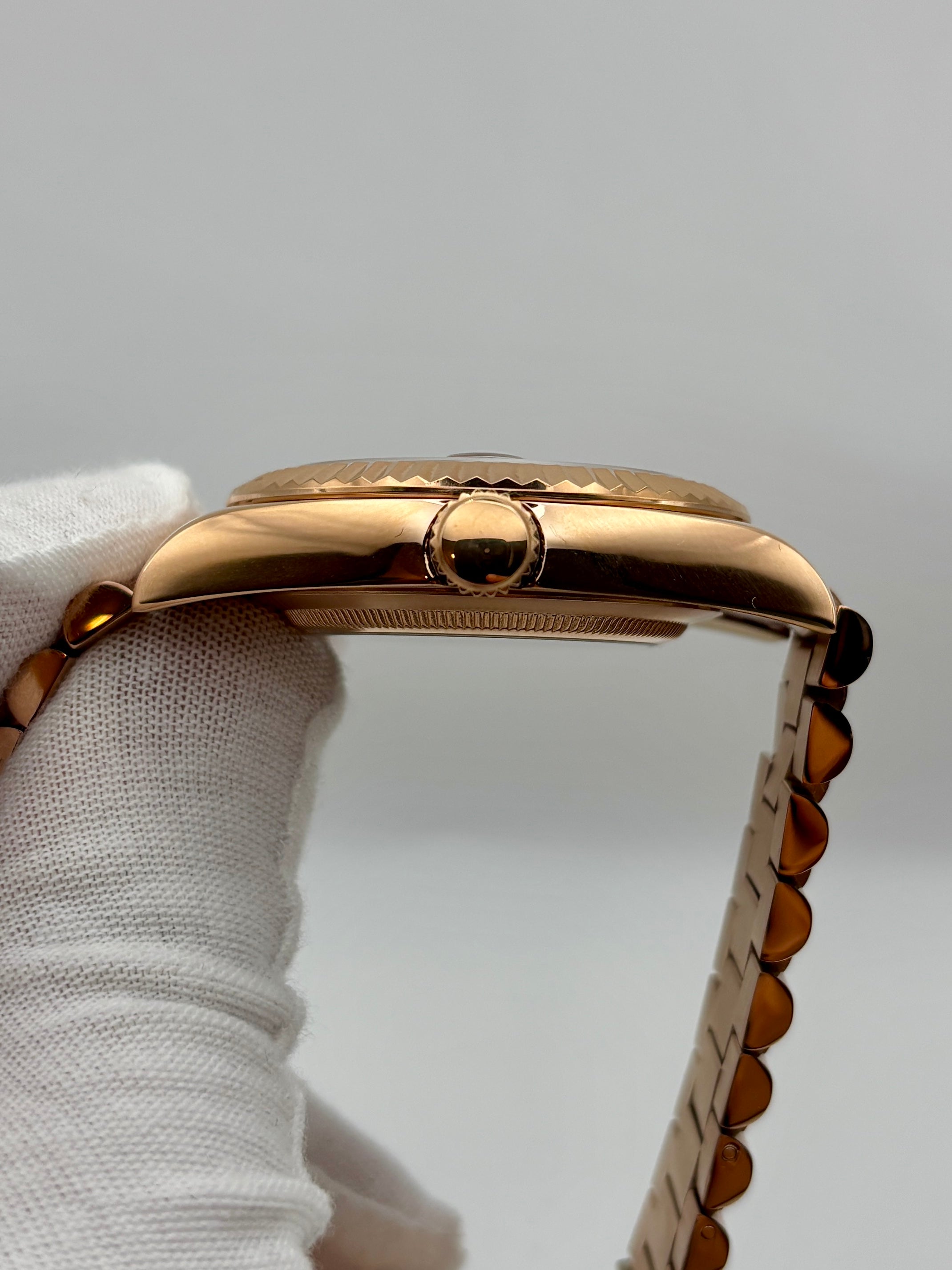 Date Just Arabic Dial Chocolat