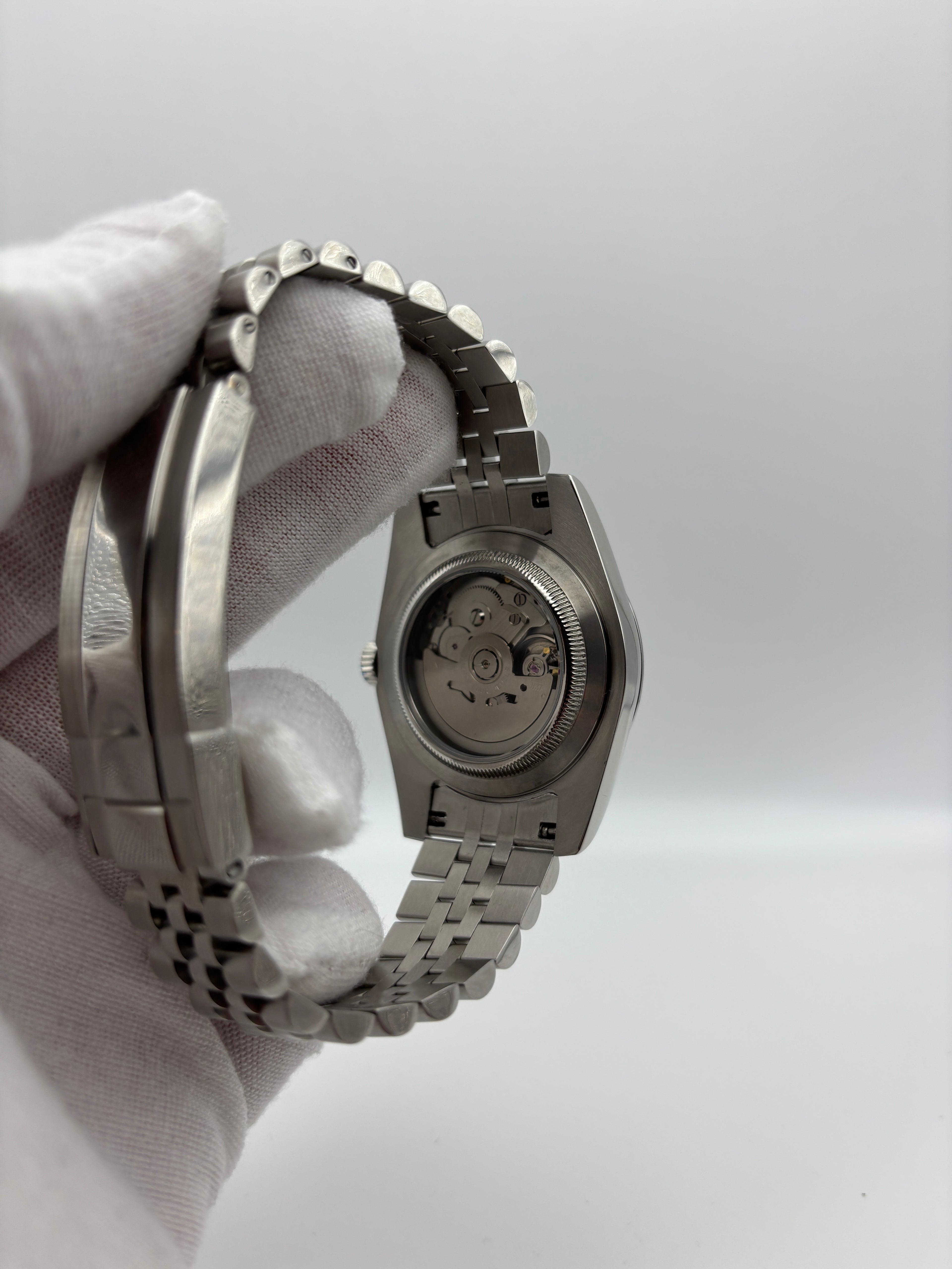 Date Just Arabic Dial Tiffany Bleu