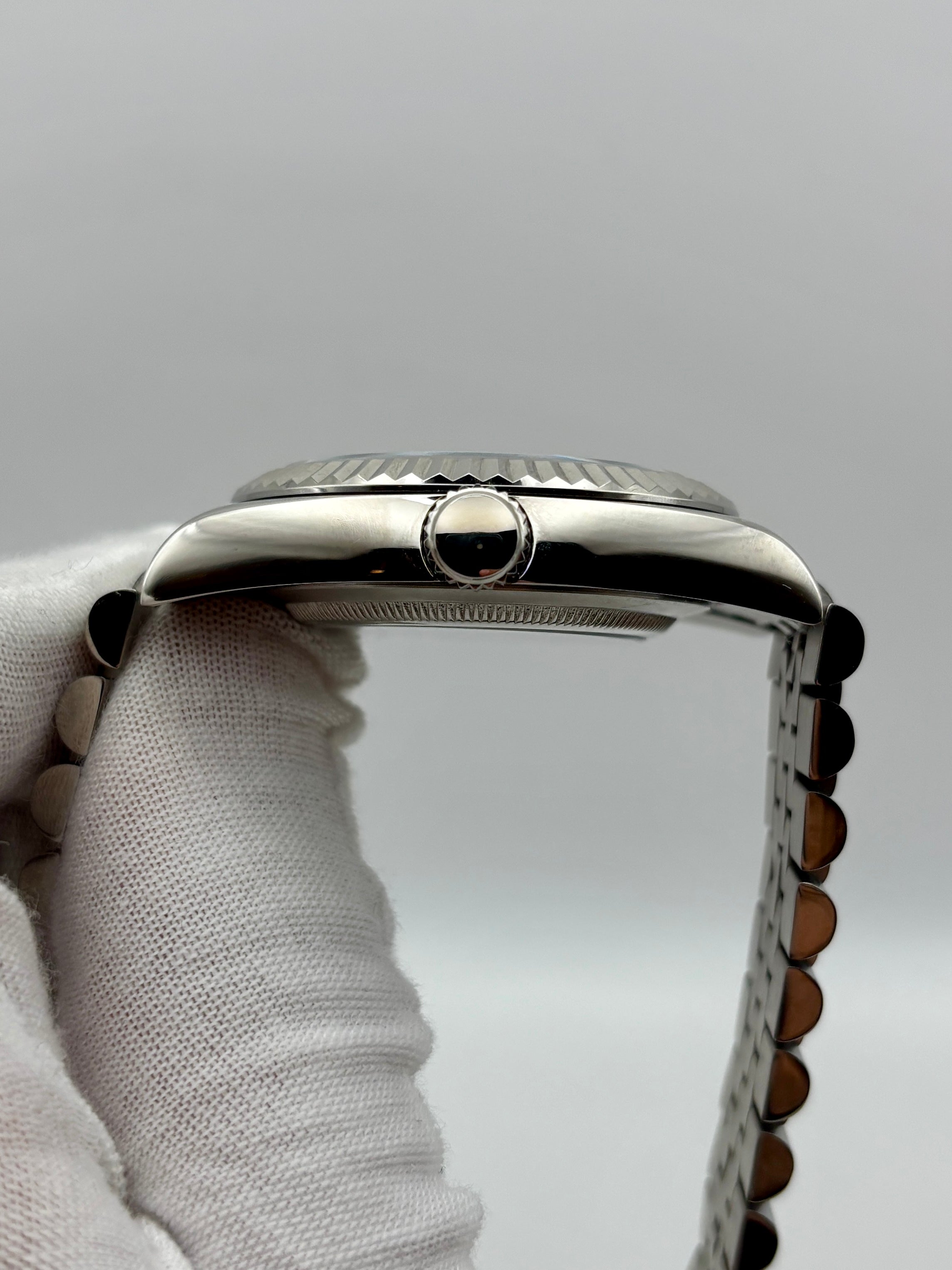 Date Just Arabic Dial Noir