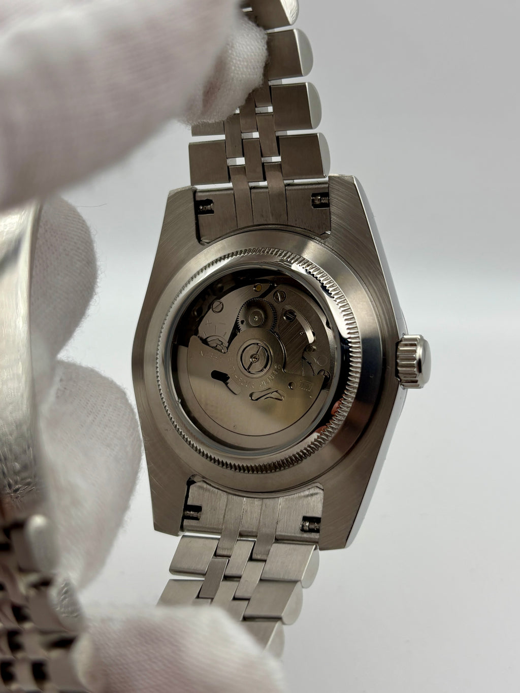 Date Just Arabic Dial Blanc