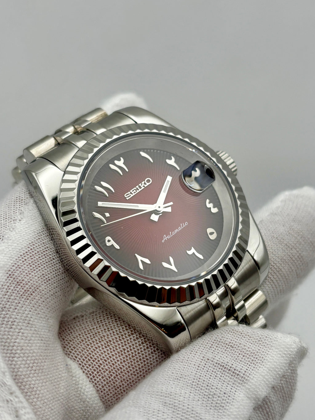 Date Just Arabic Dial Rouge