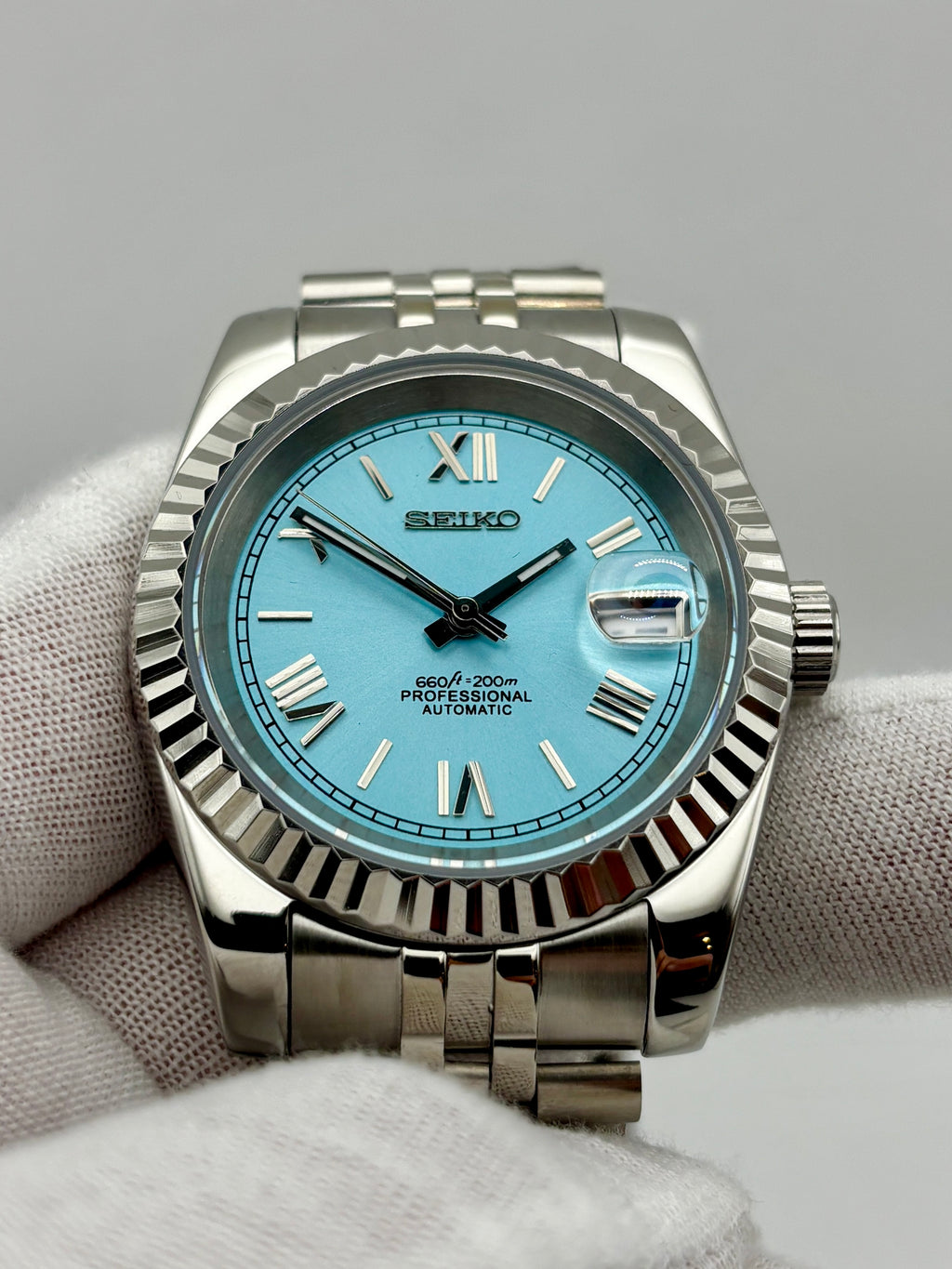 Date Just Tiffany Roman Dial