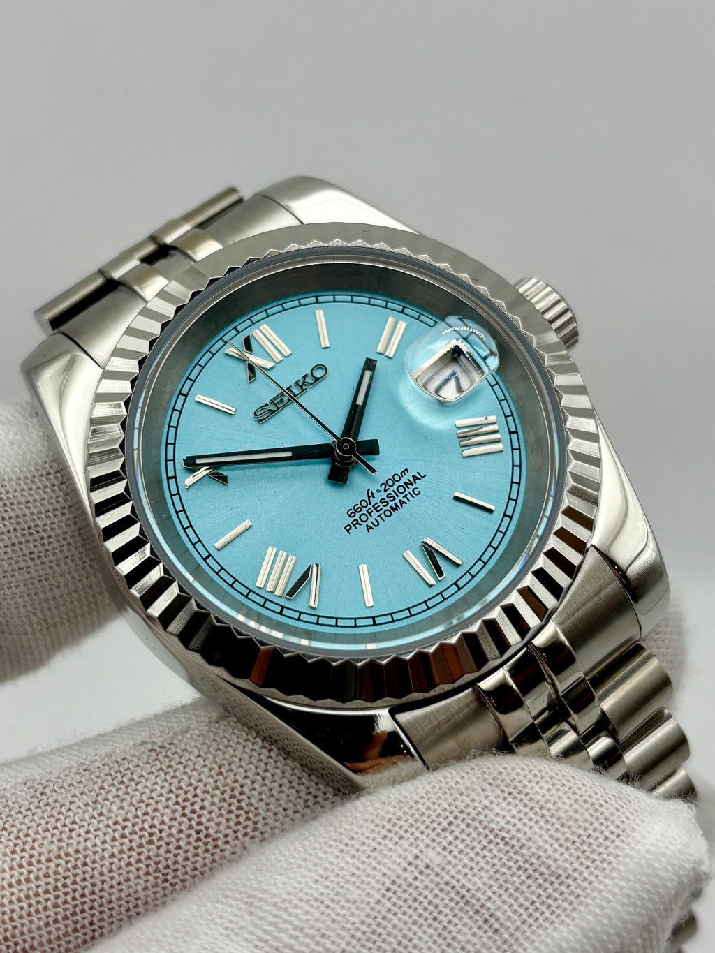 Date Just Tiffany Roman Dial