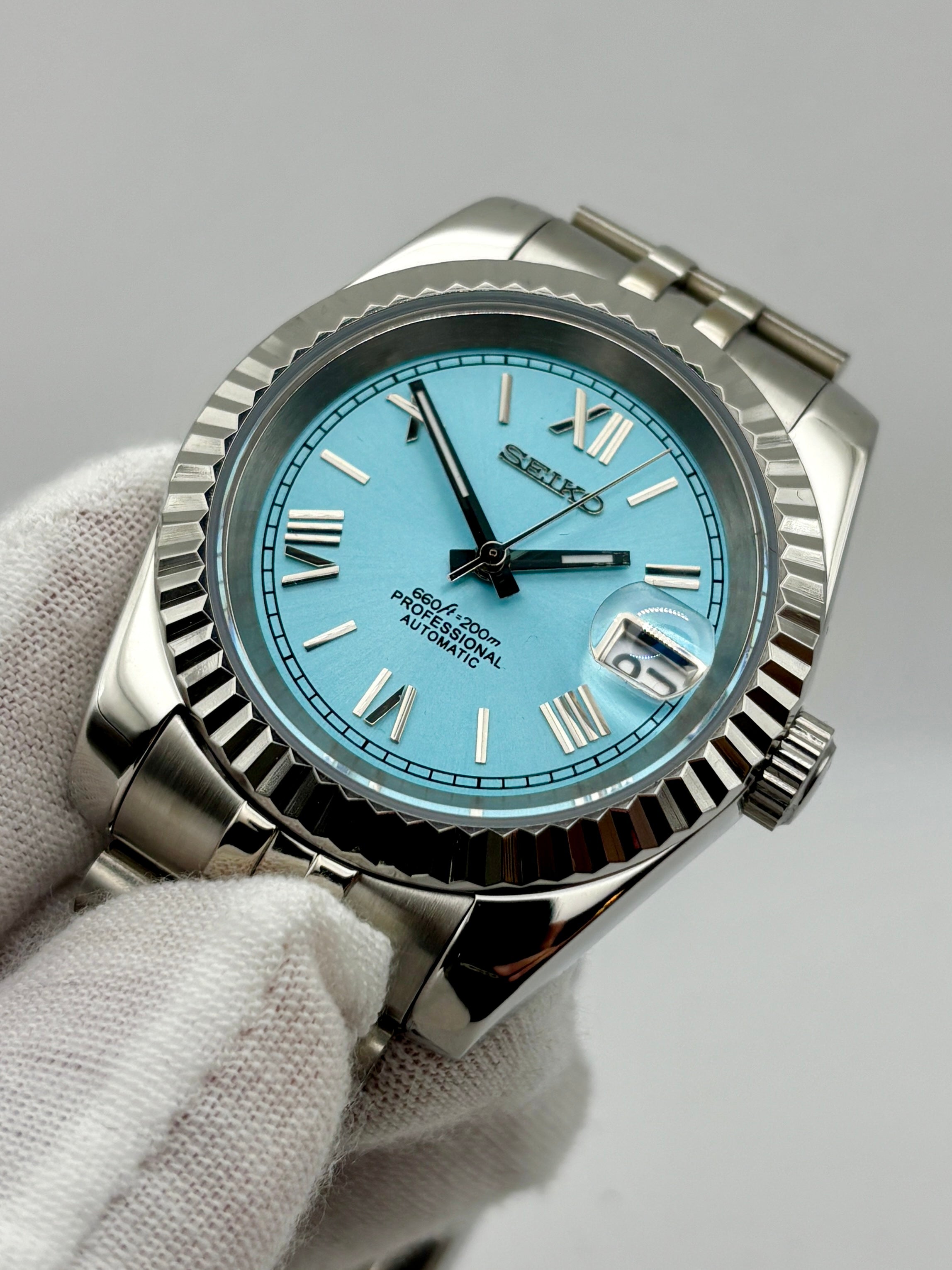 Date Just Tiffany Roman Dial