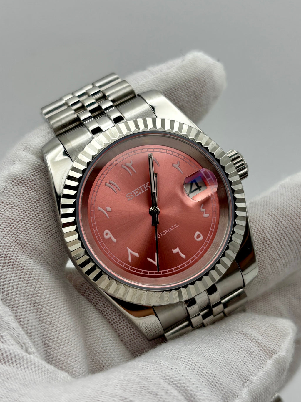Date Just Arabic Dial Rose