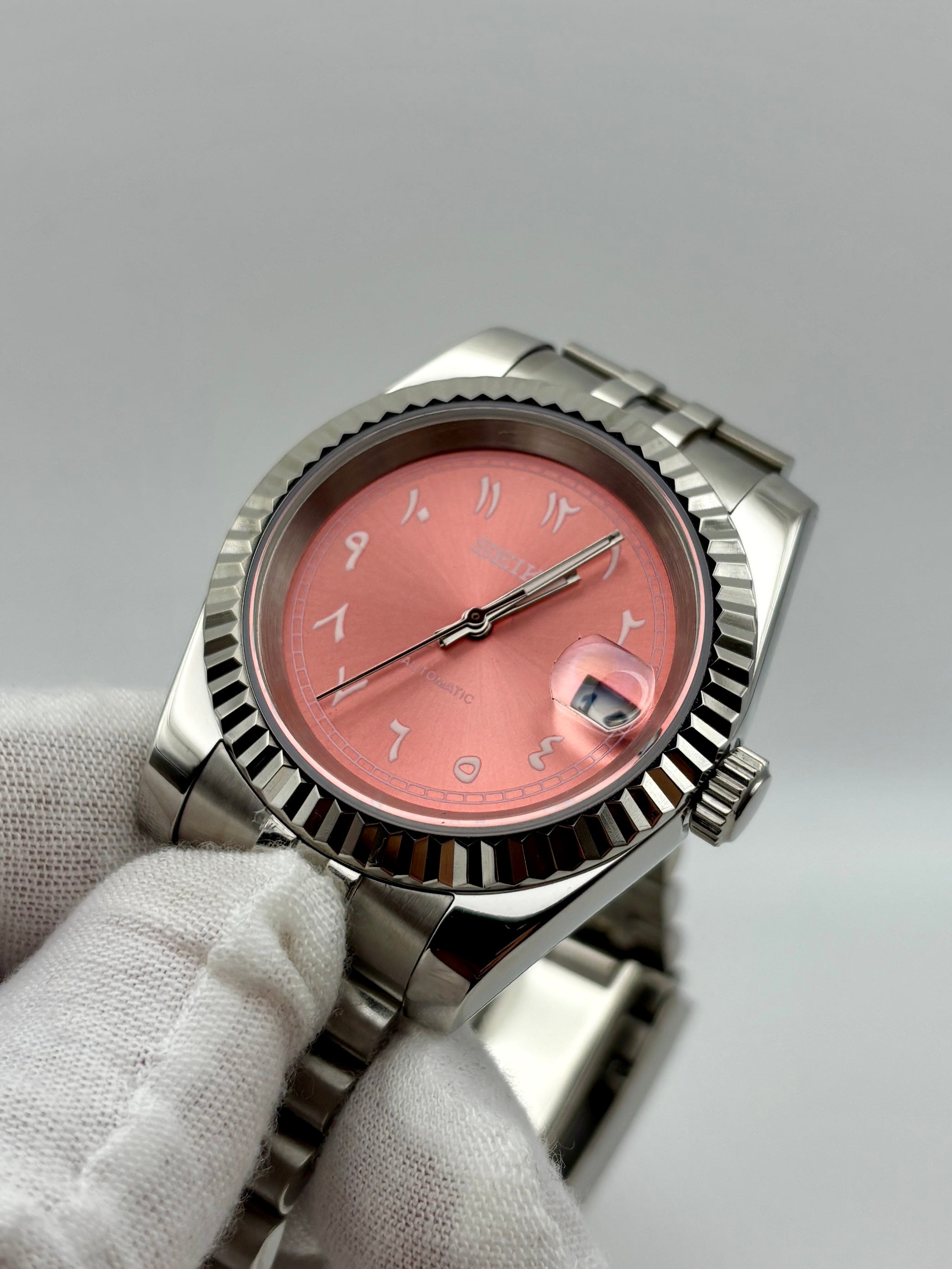 Date Just Arabic Dial Rose