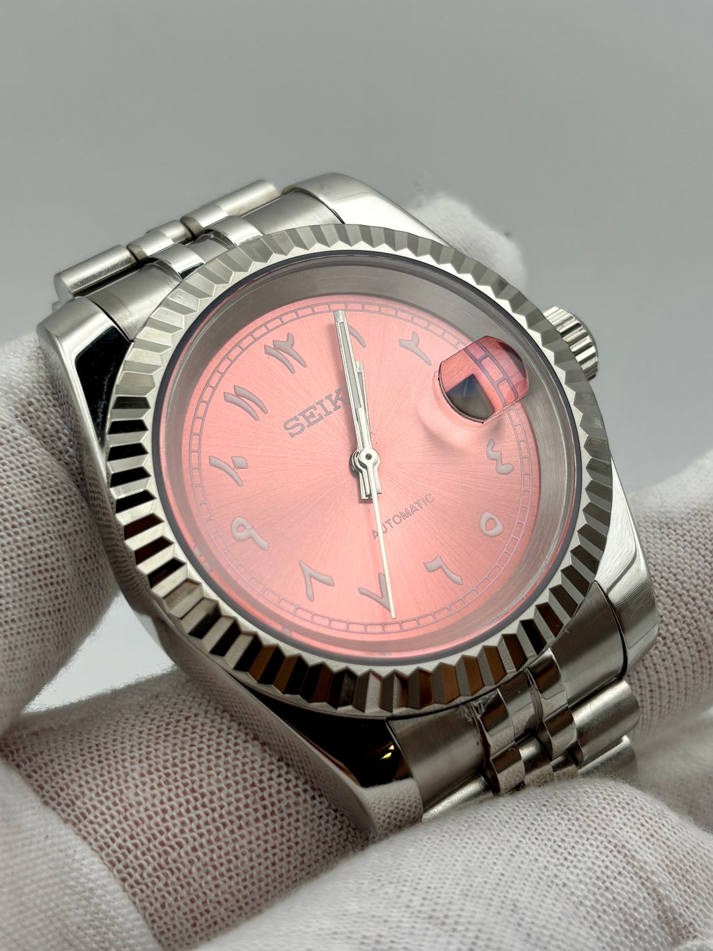 Date Just Arabic Dial Rose