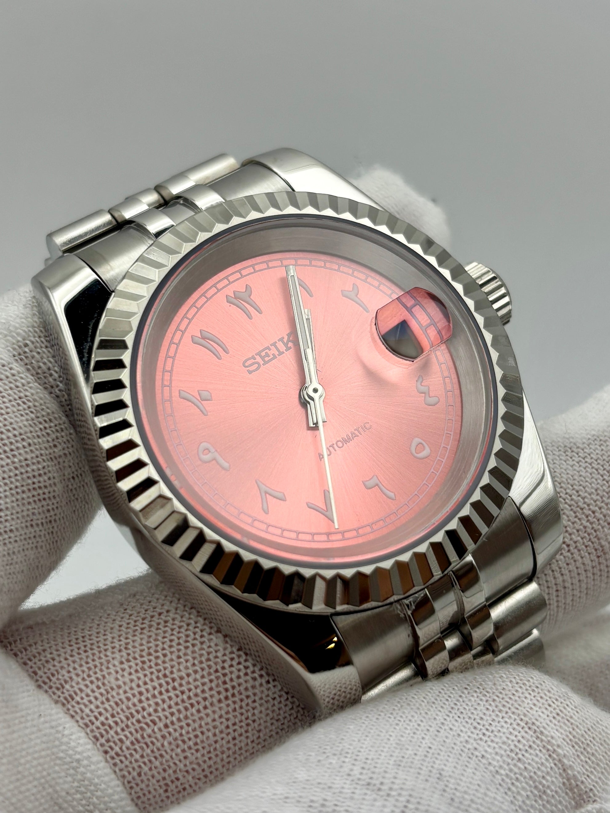 Date Just Arabic Dial Rose